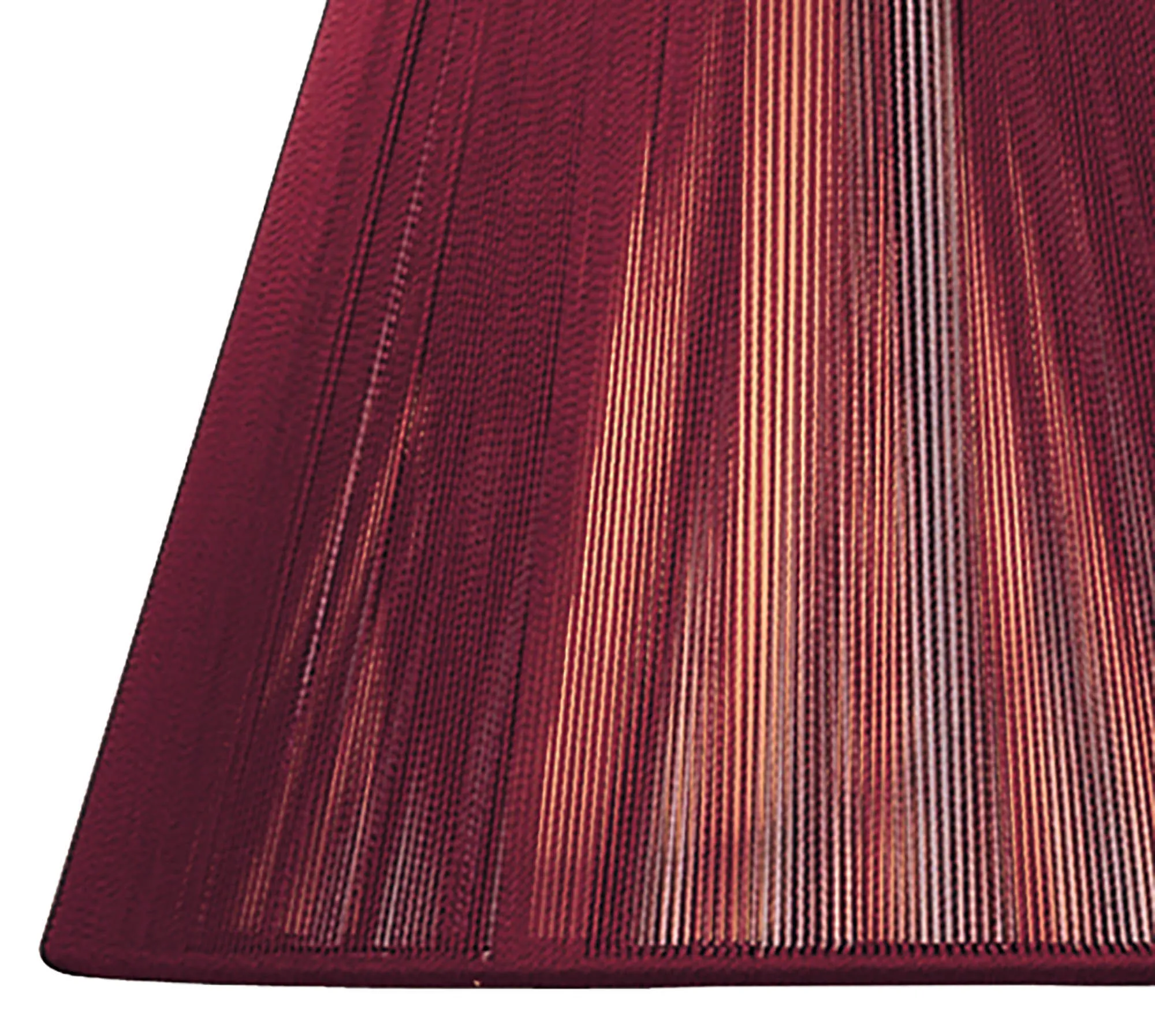 Silk 40cm String Shade Red Wine MS044  Mantra Fusion Silk String Shades